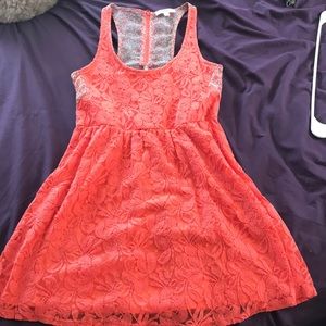 Bright lace sundress